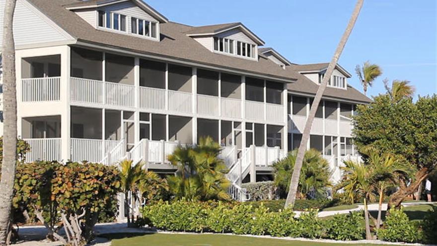 Exterior of Casa Ybel Resort located at Sanibel Island, Florida.