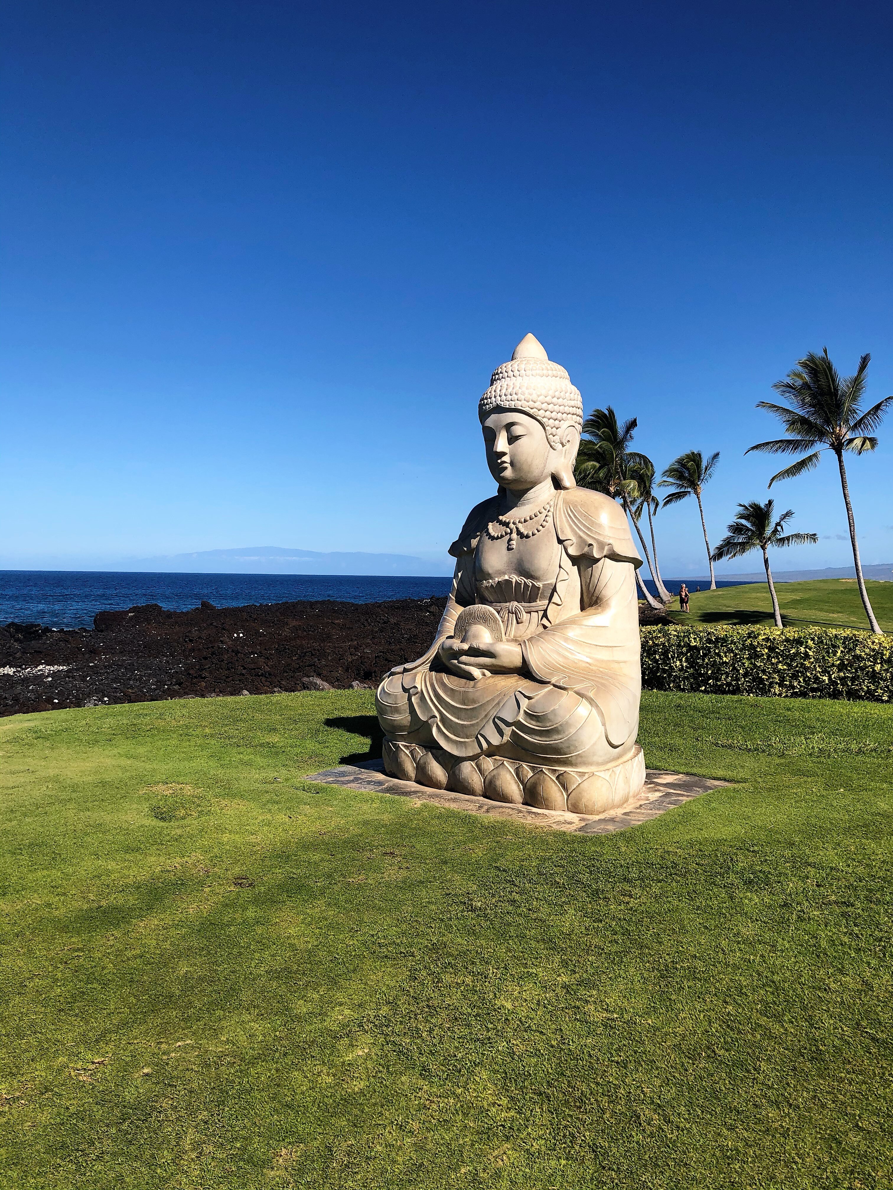 Buddha Point at Hilton Grand Vacations Ocean Tower at Hilton Waikoloa Village in Hawaii.  