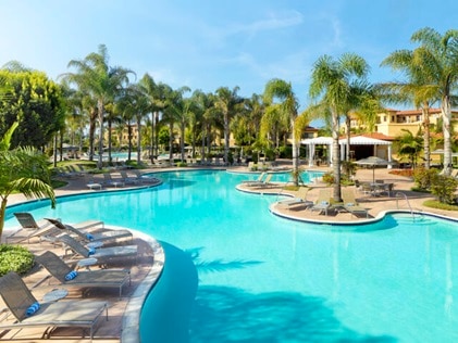 MarBrisa, a Hilton Grand Vacations Club poolside shot, California.