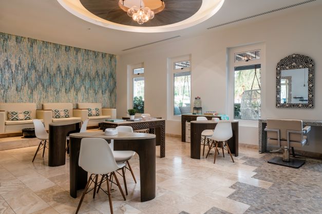Interior shot of Eforea Spa at La Pacifica Los Cabos, a Hilton Club, Mexico. 