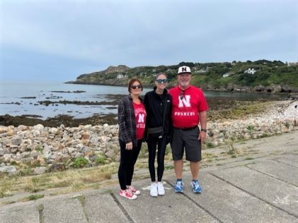Hilton Grand Vacations Owner Erin W. and her family at Howth, a fishing village in Ireland