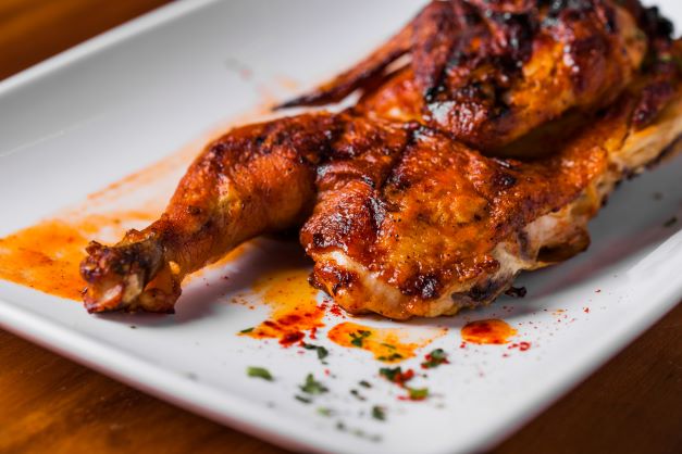 Traditional Algarvian dish, “piri-piri” chicken. 