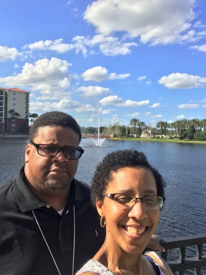 An Owner's selfies at one of Hilton Grand Vacation's resorts in Orlando, Florida