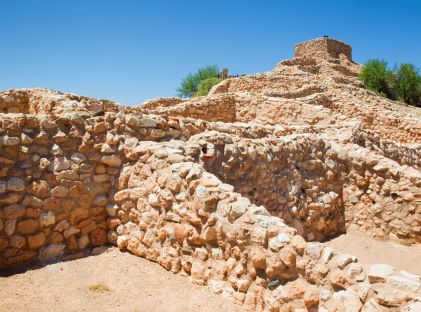Rocky ruins of Tuzigoot National Monument near Sedona, Arizona