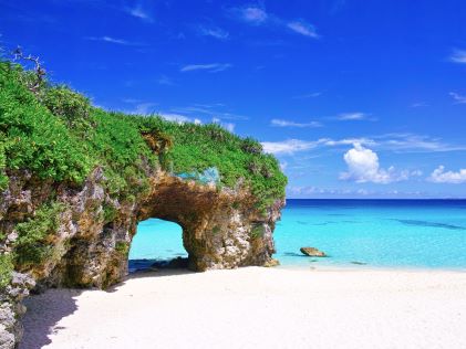 Beach in Okinawa, Japan