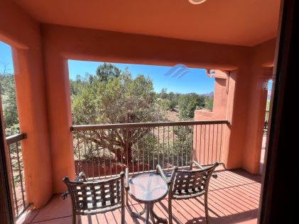 Balcony of a Suite at Sedona Summit, a Hilton Vacation Club