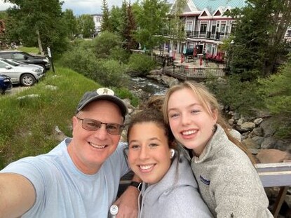 Hilton Grand Vacations Owner, family selfie, Colorado vacation, Breckenridge. 