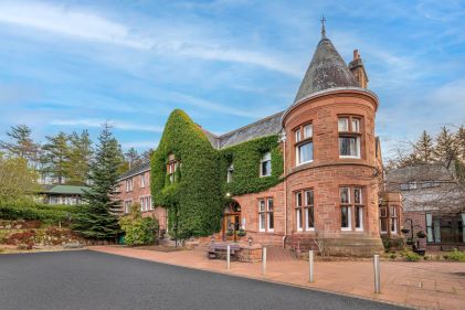 Exterior shot, Craigendarroch Suites, a Hilton Grand Vacations Club, Scotland.