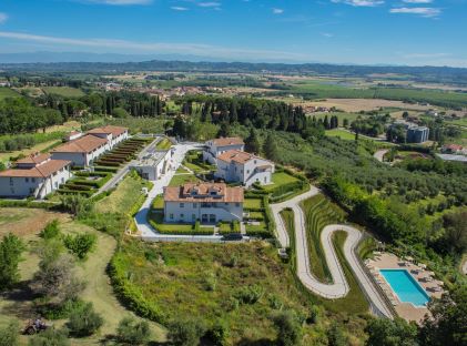 Borgo alle Vigne, a Hilton Grand Vacations Club, a modern Tuscany vacation resort in Italy