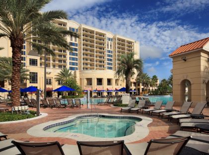 The pool and resort at Parc Soleil, a Hilton Grand Vacations Club
