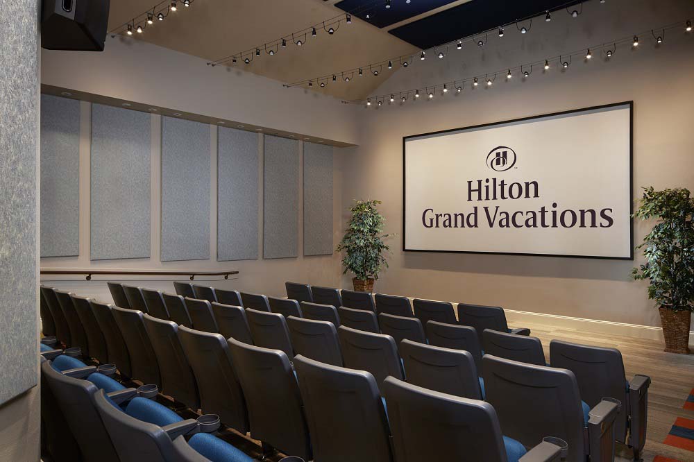 HIlton Grand Vacations presentation room