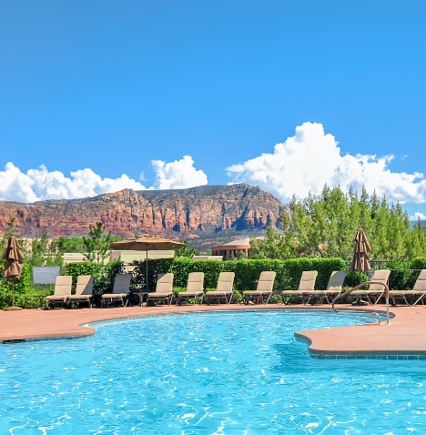 Pool at Ridge on Sedona, a Hilton Vacation Club located in Arizona