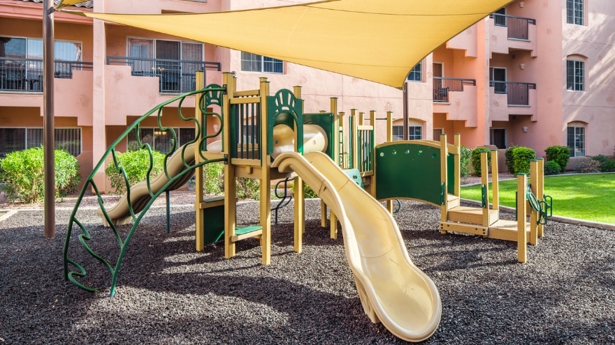 Playground at Scottsdale Villa Mirage, a Hilton Vacation Club located in Scottsdale, Arizona.