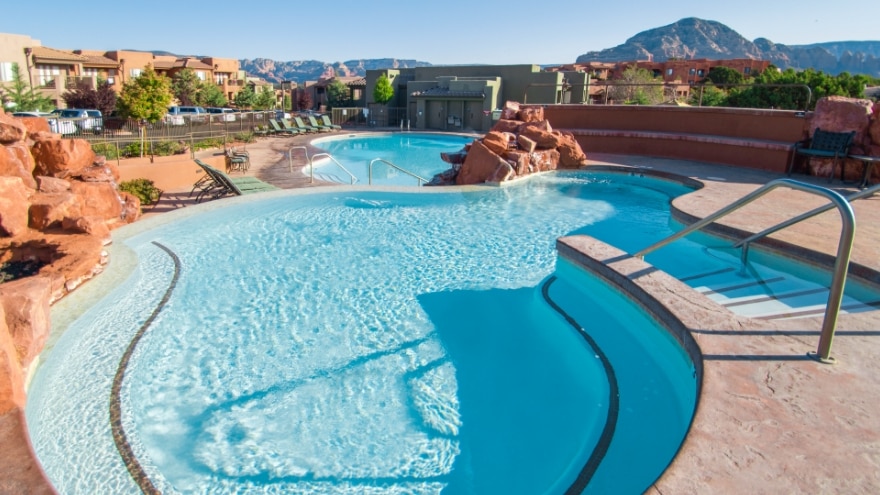 Pool at Sedona Summit in Arizona.