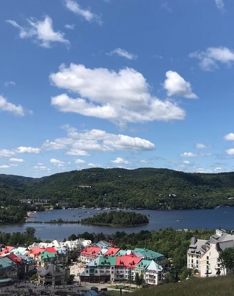 Aerial view of Tremblant, a Hilton Grand Vacations Club