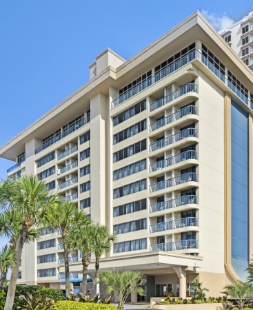 Exterior of Daytona Beach Regency, a Hilton Vacation Club