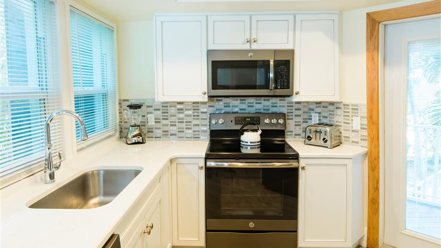 Kitchen at The Cottages at South Seas Island Resort located at Captiva Island, Florida