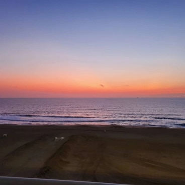 Sunset at Virginia Beach.