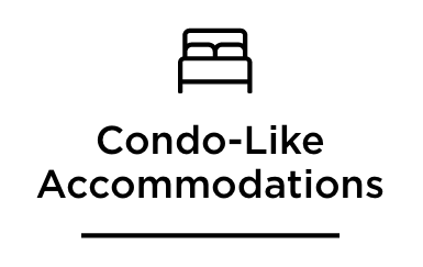 Condo-Like Accommodations