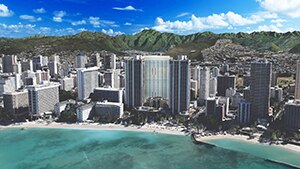 Rendering of Ka Haku by Hilton Club located at Honolulu, Hawaii.