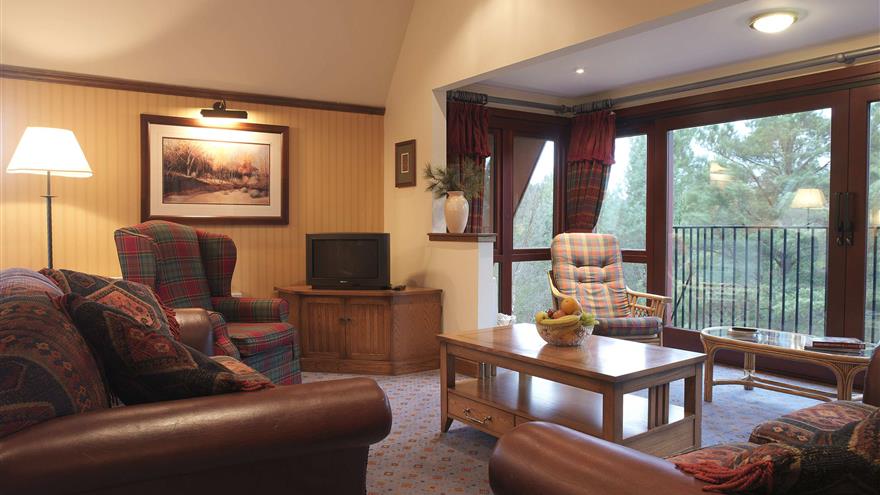 Living area at Coylumbridge, a Hilton Grand Vacations Club located at Aviemore, Scotland, U.K.