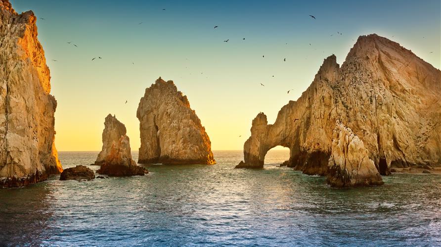 The Arch of Cabo San Lucas in Mexico. 